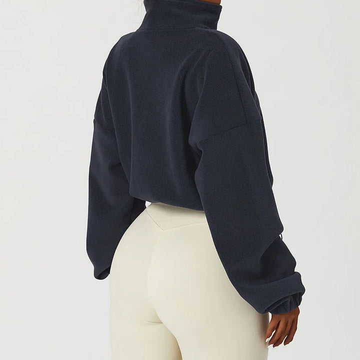 Polar Fleece Cropped Jacket