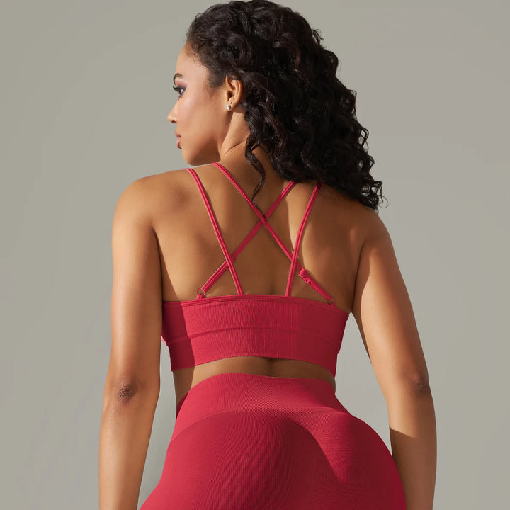 Seamless Yoga Set - Red