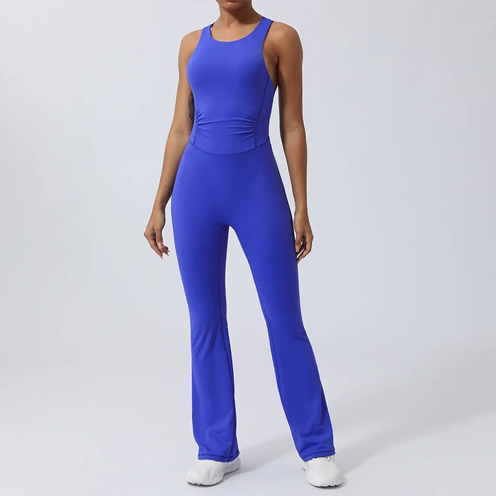 Flared Sports Jumpsuit